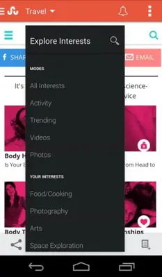 StumbleUpon android App screenshot 1